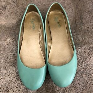 Mint Green Seychelles Ballet Flats - Size 7